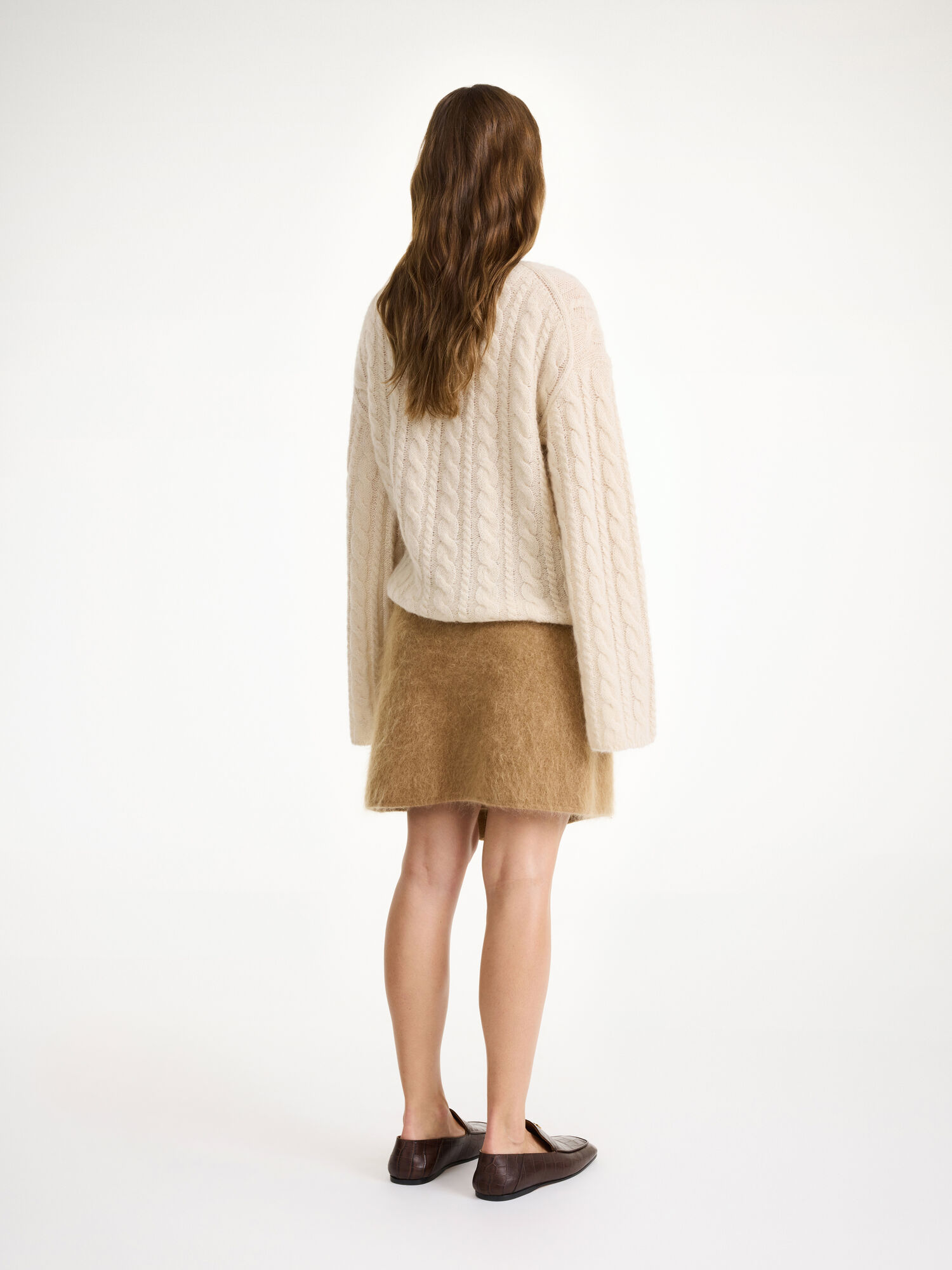 By Malene Birger Krissah Mini Skirt Strikkevarer Brune | NO_BB21672