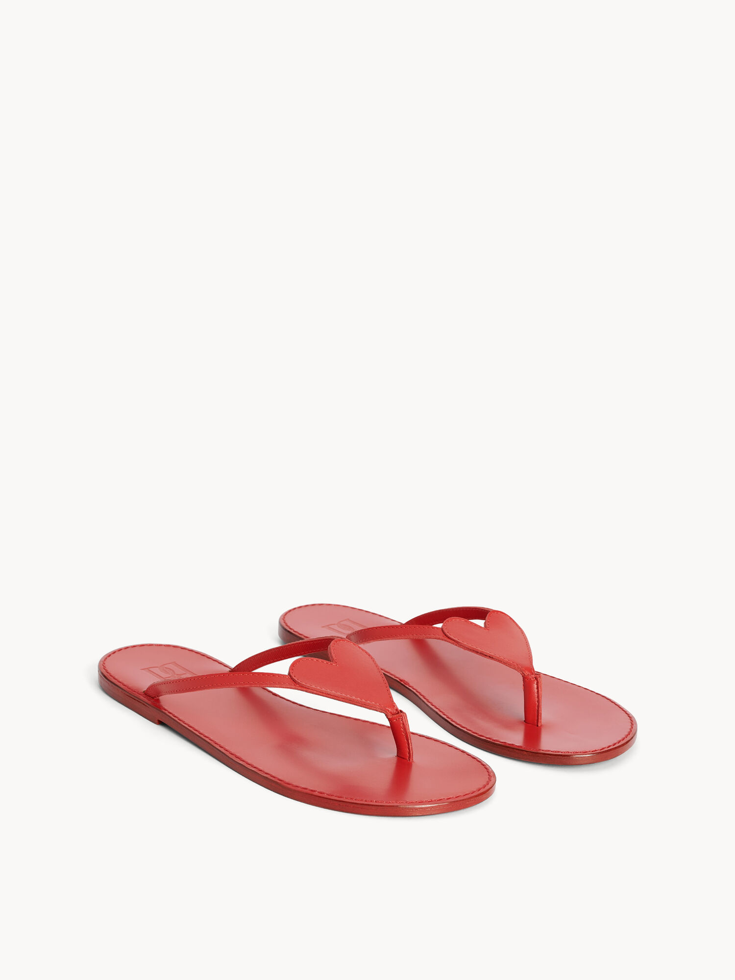 By Malene Birger Ladina Leather Sandals Sko Rød | NO_BB89388