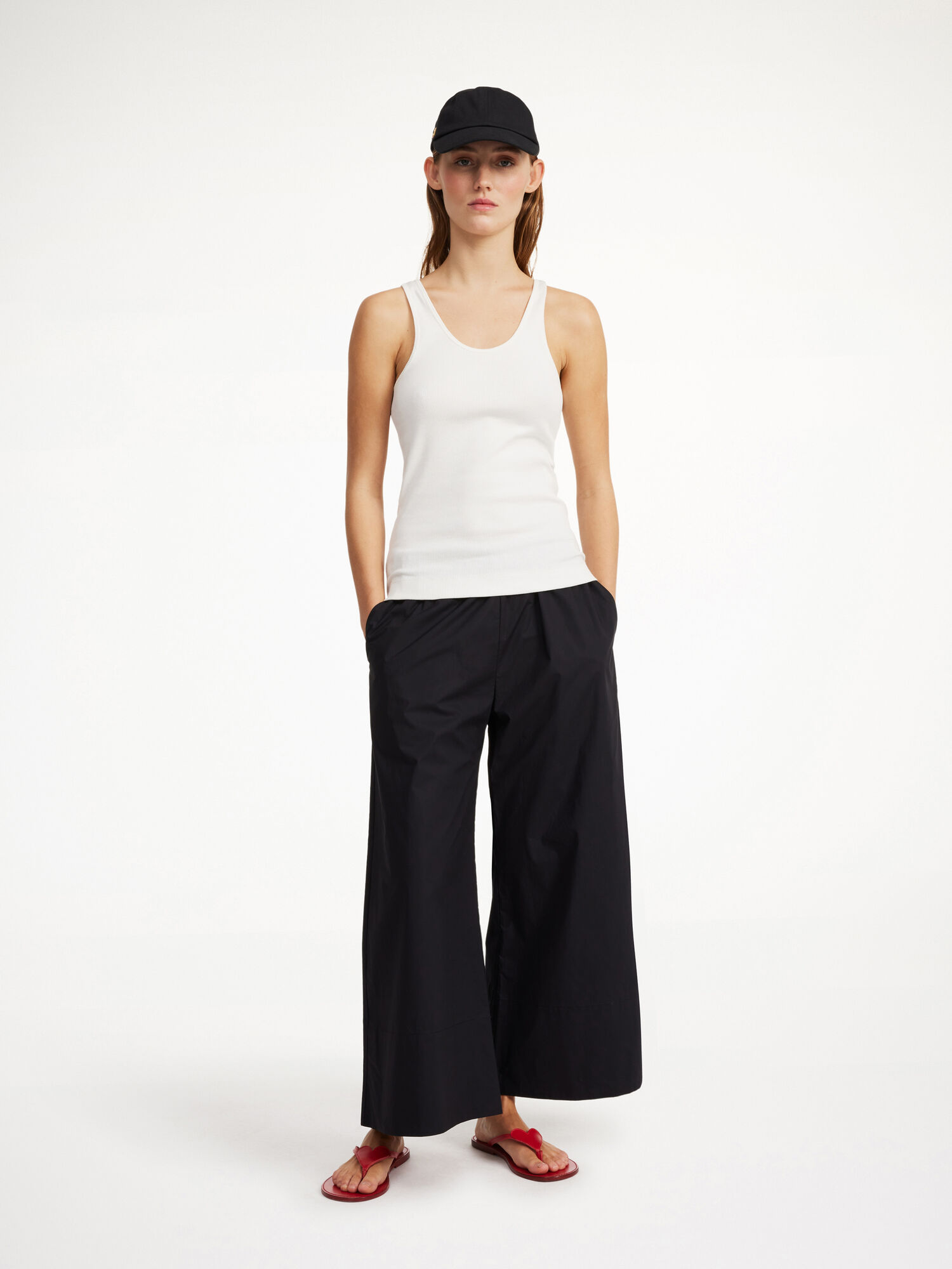 By Malene Birger Luisa High-waisted Bukser Svarte | NO_BB27664