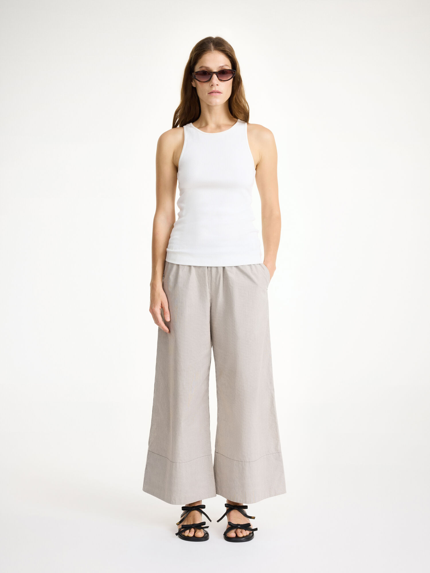 By Malene Birger Luisa High-waisted Bukser Brune | NO_BB25851