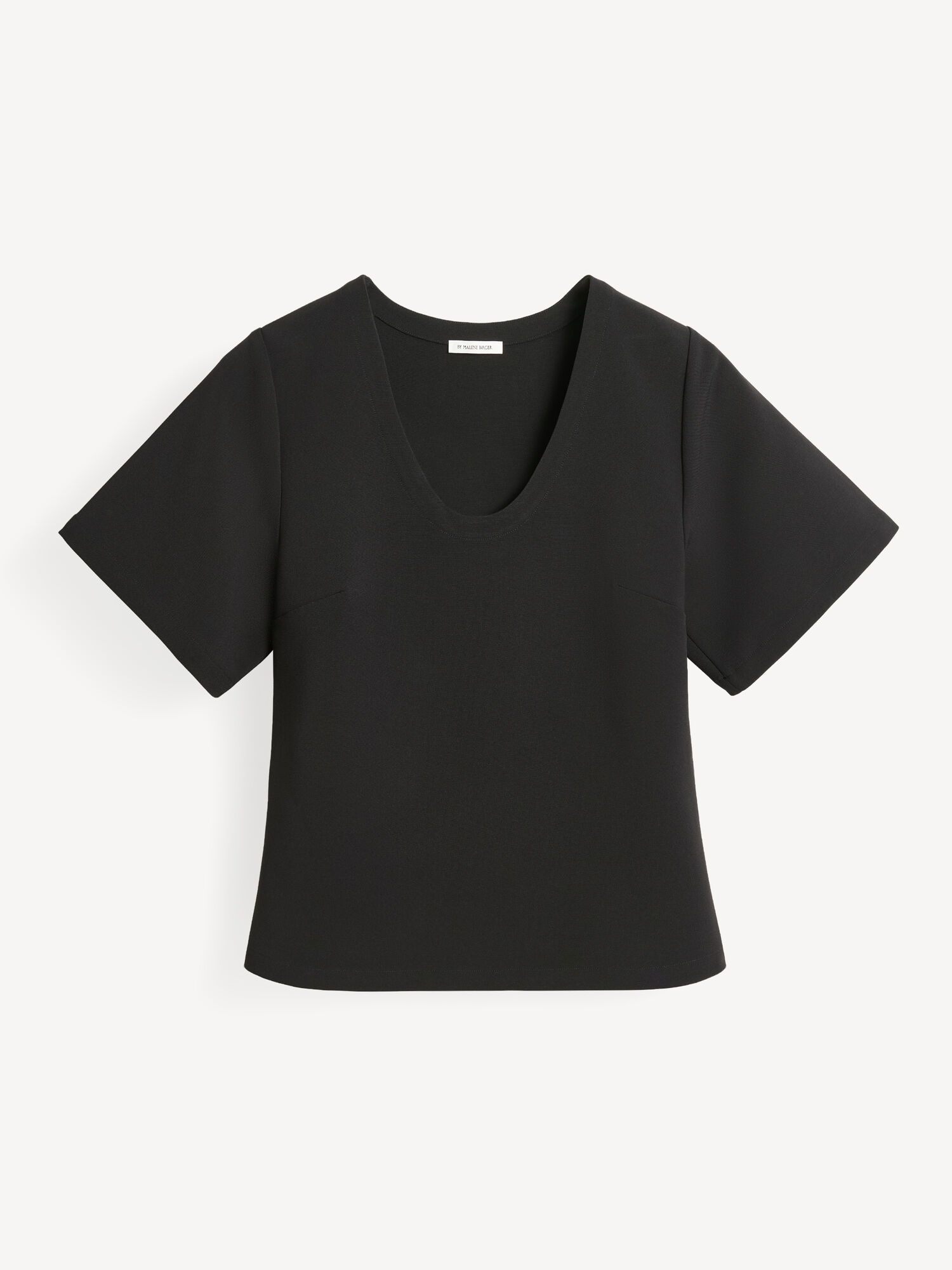 By Malene Birger Lunae T-shirt Topper Svarte | NO_BB17401