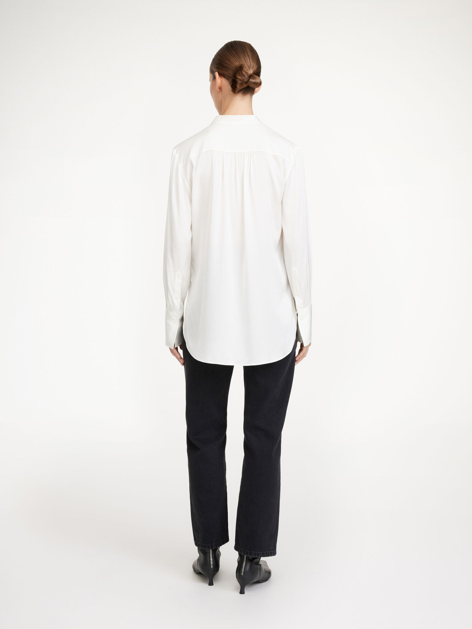 By Malene Birger Mabillon Silk Skjorte Hvite | NO_BB12175