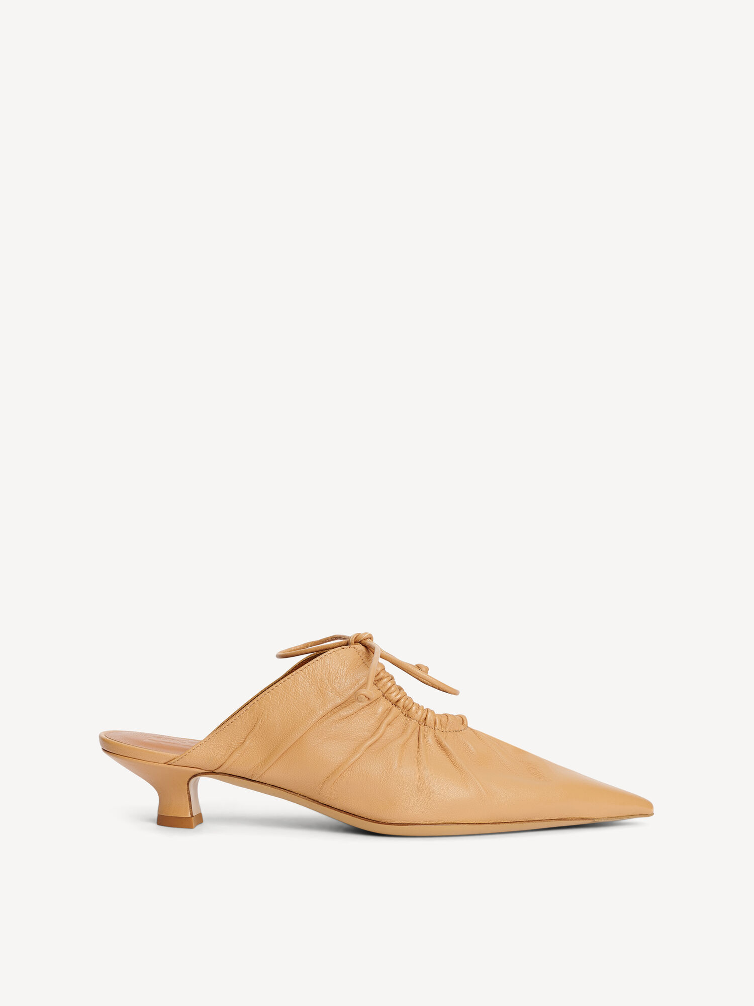 By Malene Birger Masey Leather Mules Sko Beige | NO_BB95396