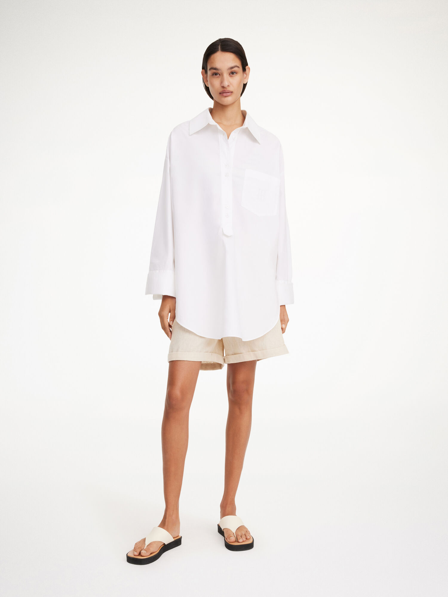 By Malene Birger Maye Organic Cotton Skjorte Hvite | NO_BB14211