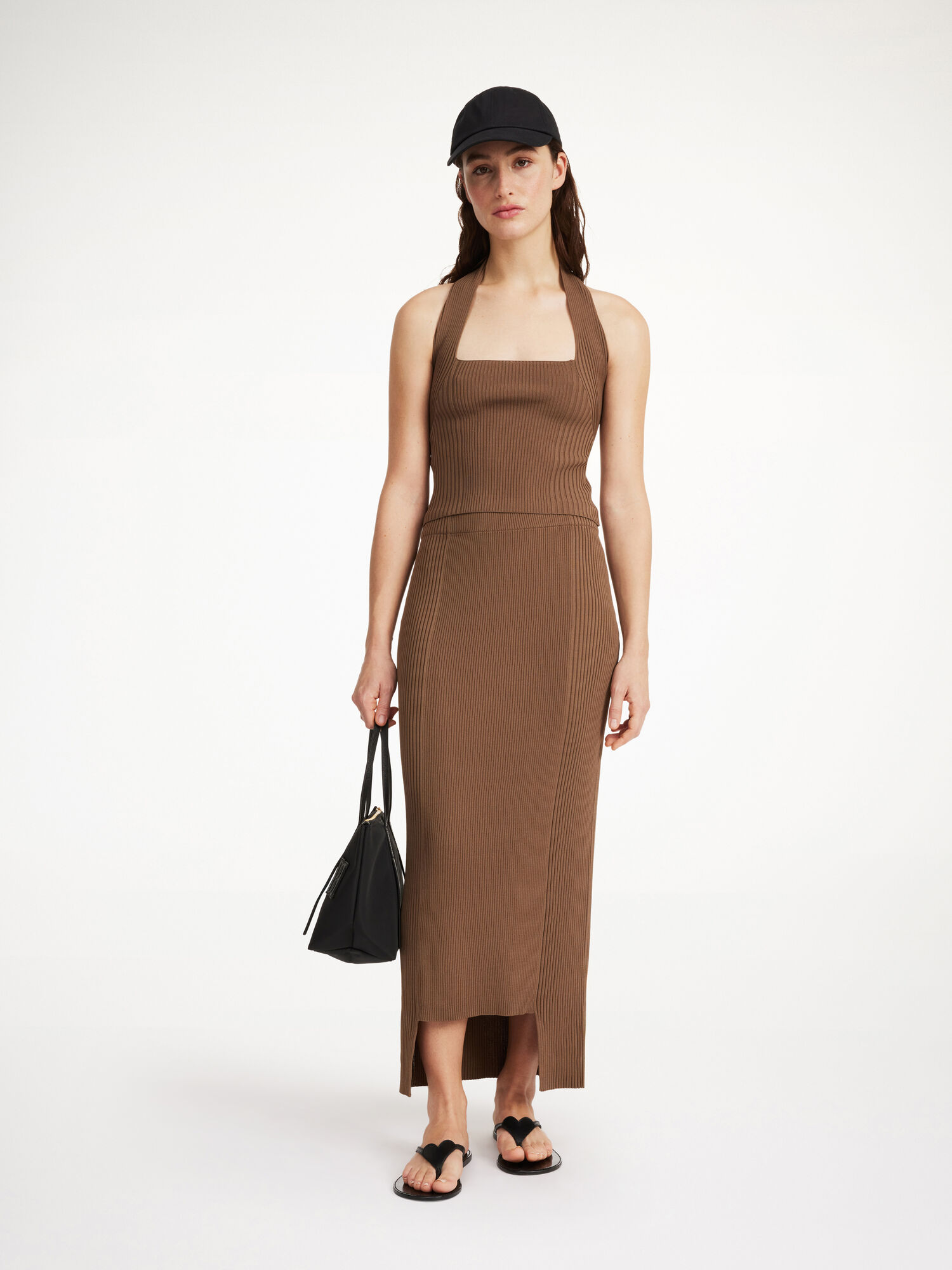 By Malene Birger Merine Maxi Skirt Strikkevarer Shitake | NO_BB81268