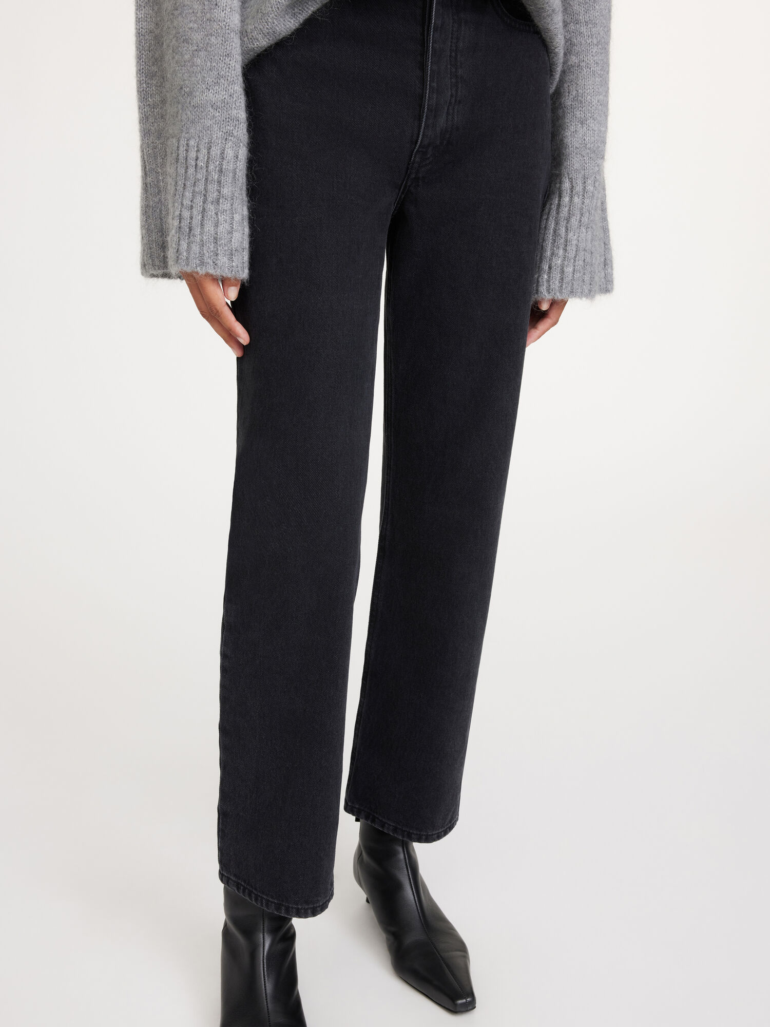 By Malene Birger Milium Organic Cotton Jeans Svarte | NO_BB91040