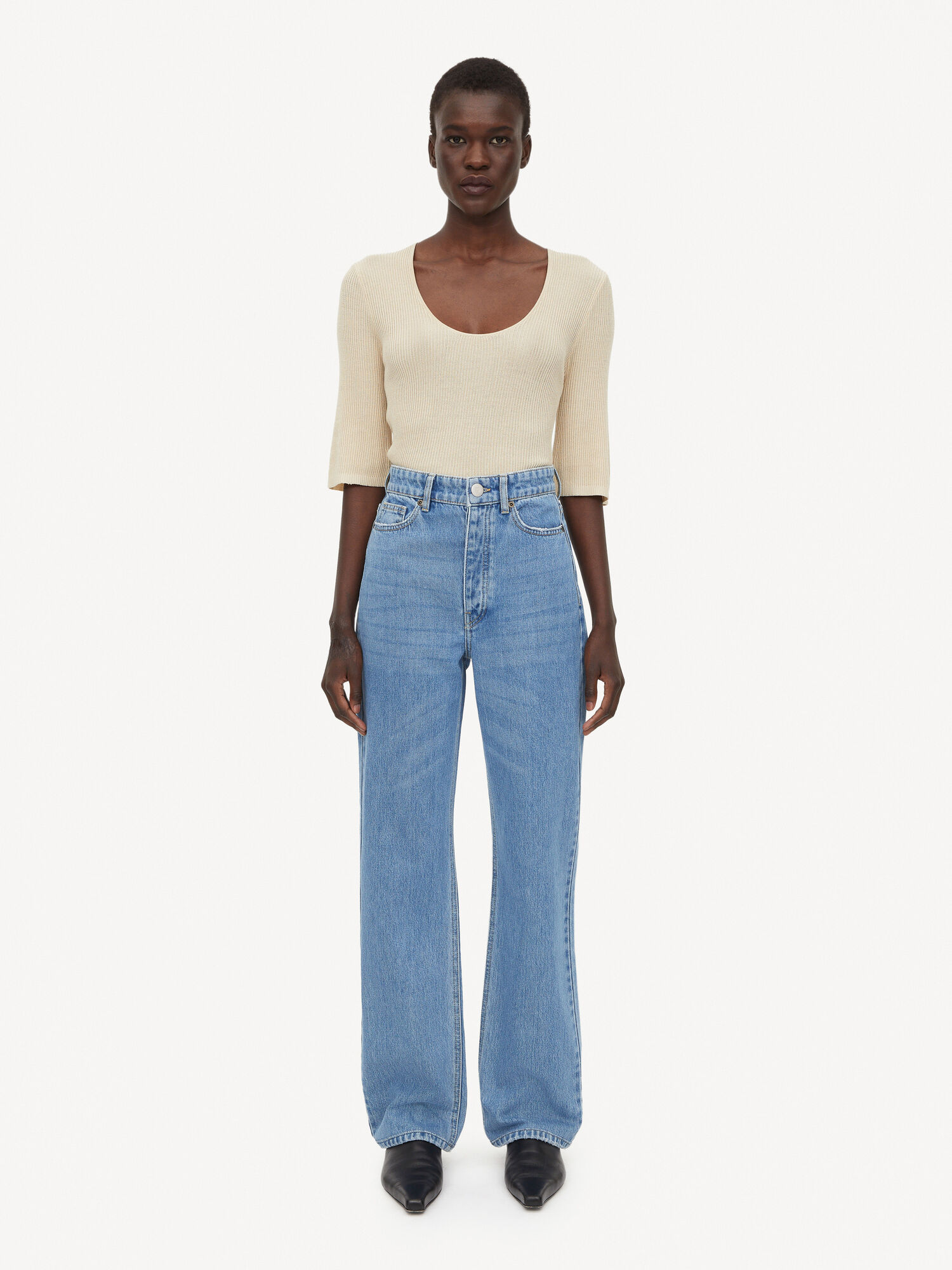 By Malene Birger Miliumlo Organic Cotton Jeans Blå | NO_BB44104