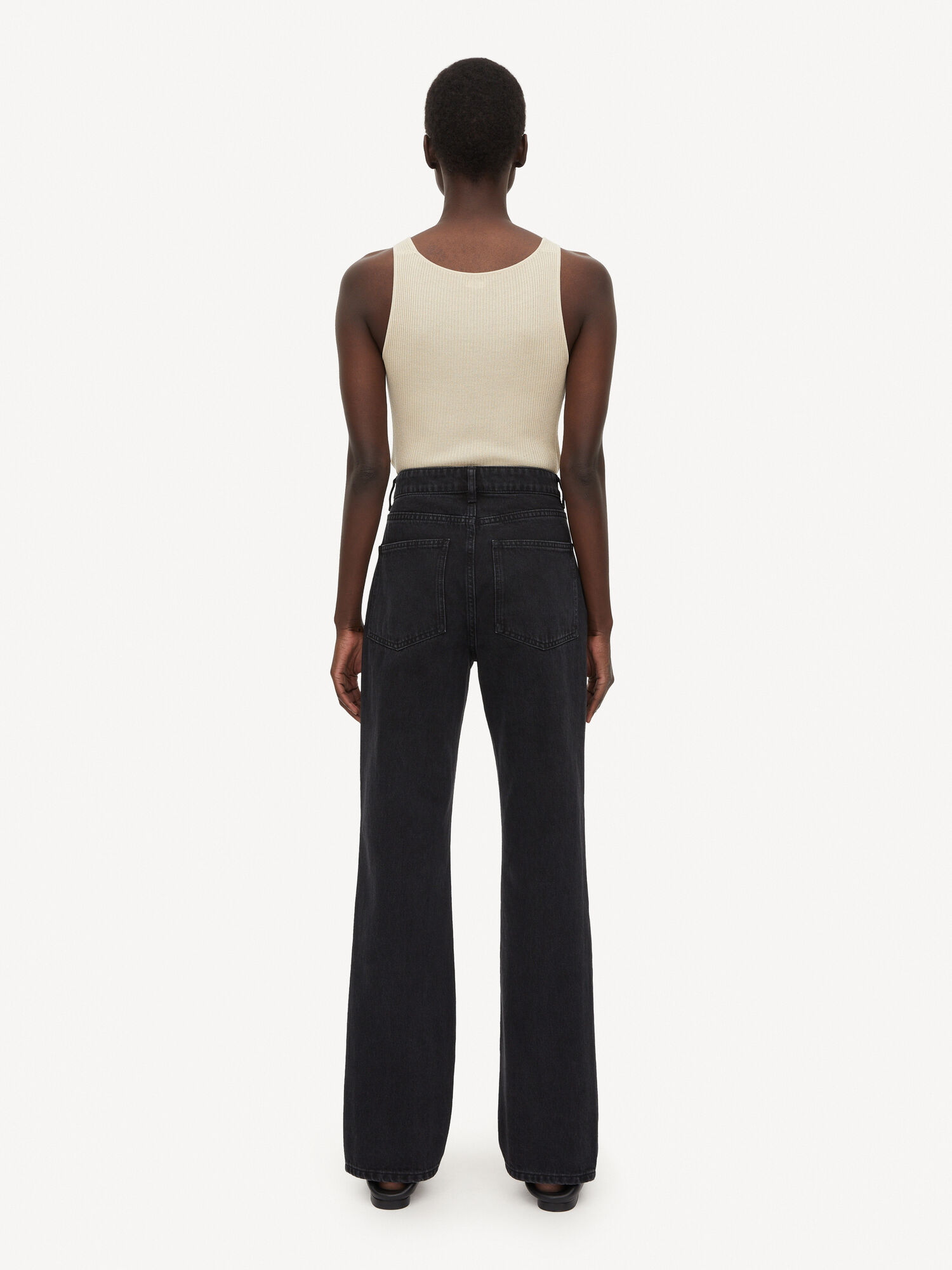 By Malene Birger Miliumlo Organic Cotton Jeans Svarte | NO_BB96813