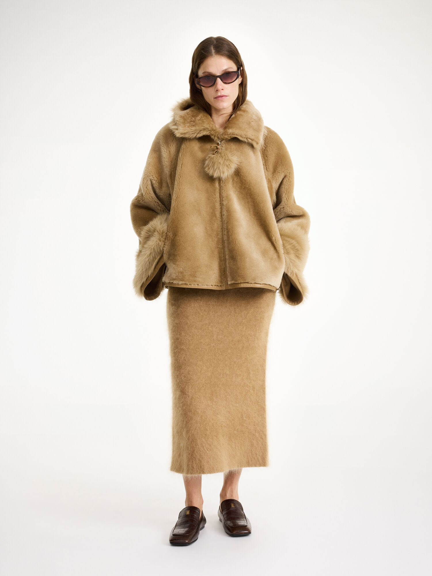 By Malene Birger Odellies Shearling Jakker Tannin | NO_BB40487