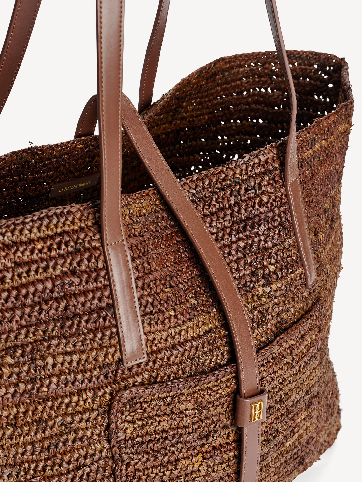 By Malene Birger Palla Straw Tote Vesker Bison | NO_BB83623