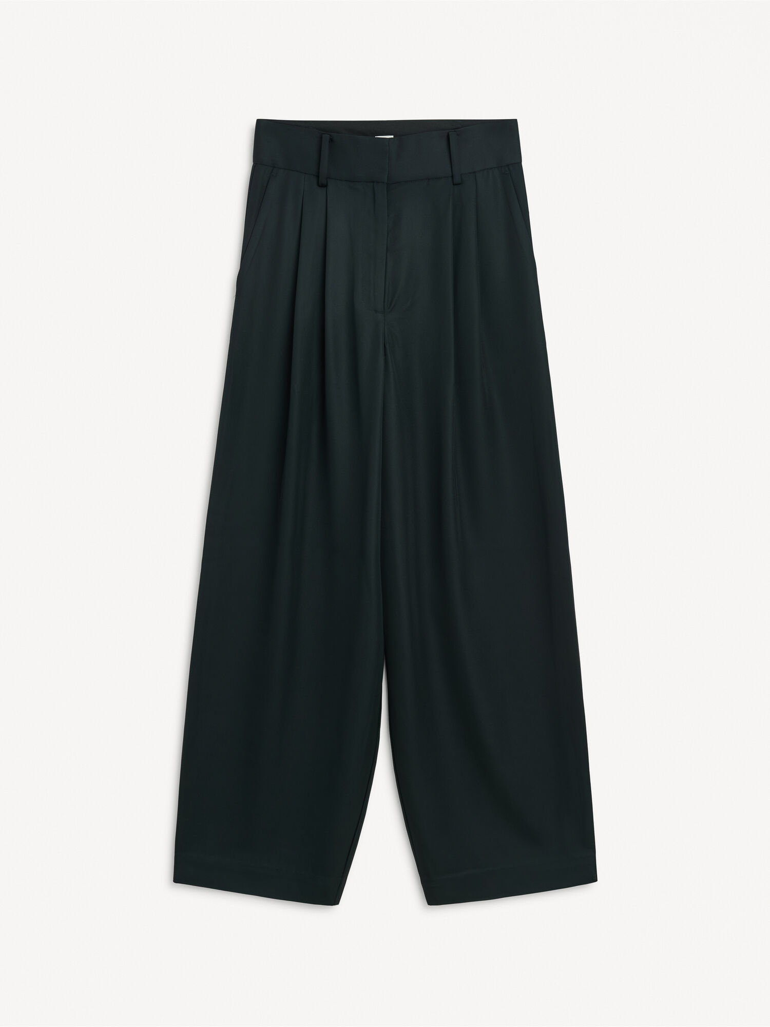 By Malene Birger Piscali Mid-waist Bukser Svarte | NO_BB14193