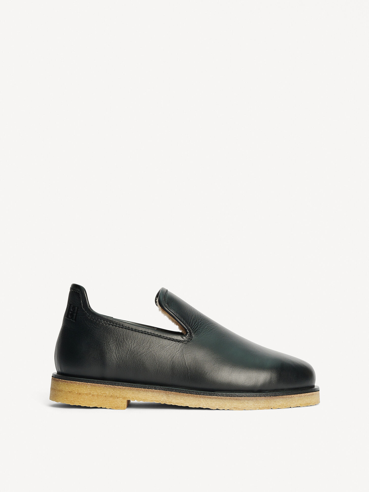 By Malene Birger Romine Leather Slippers Sko Svarte | NO_BB33537