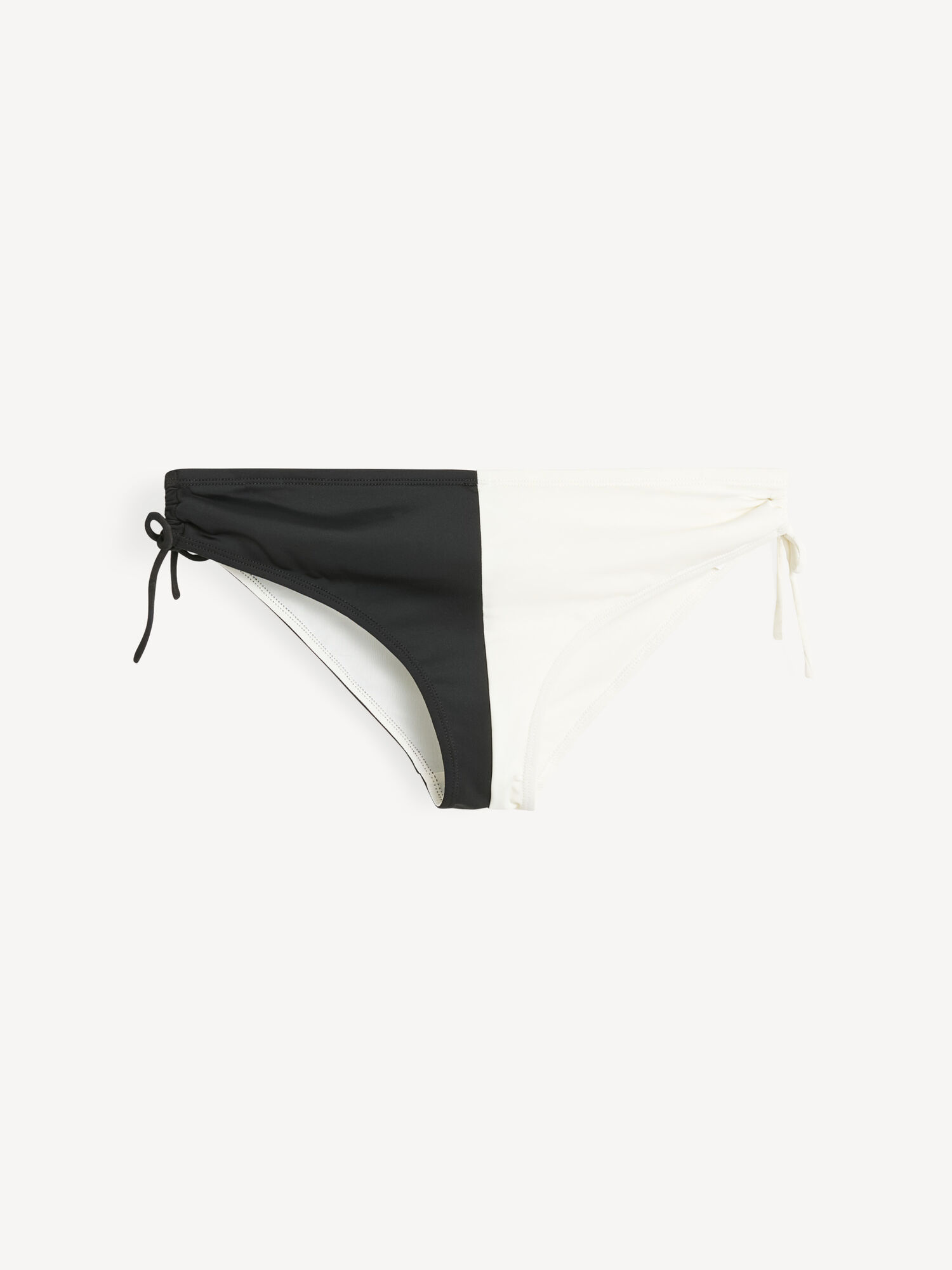 By Malene Birger Seabay Low Bikini Bottoms Badetøy Stripete Svarte Hvite | NO_BB12617