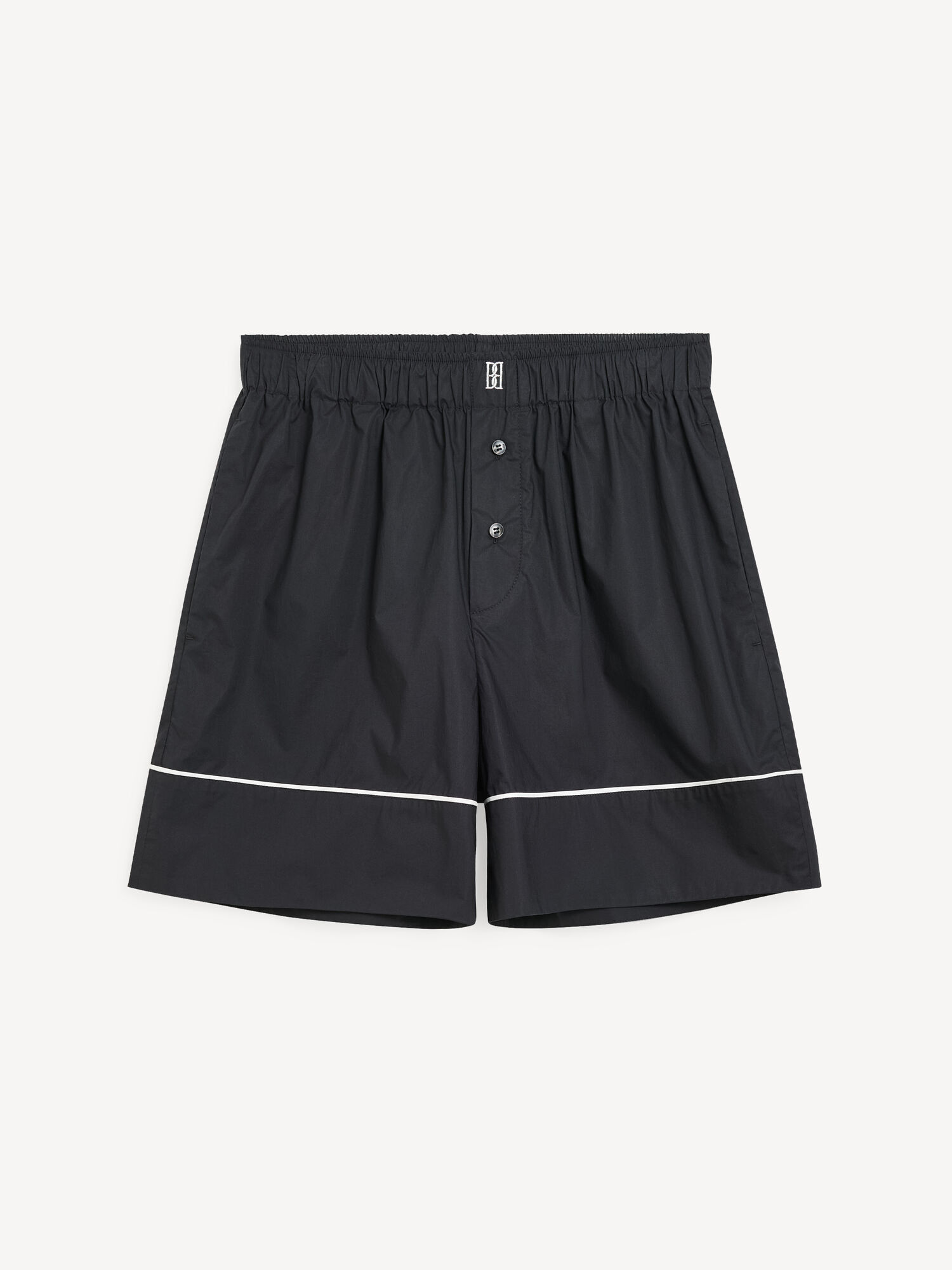 By Malene Birger Siara Organic Cotton Shorts Svarte | NO_BB49366