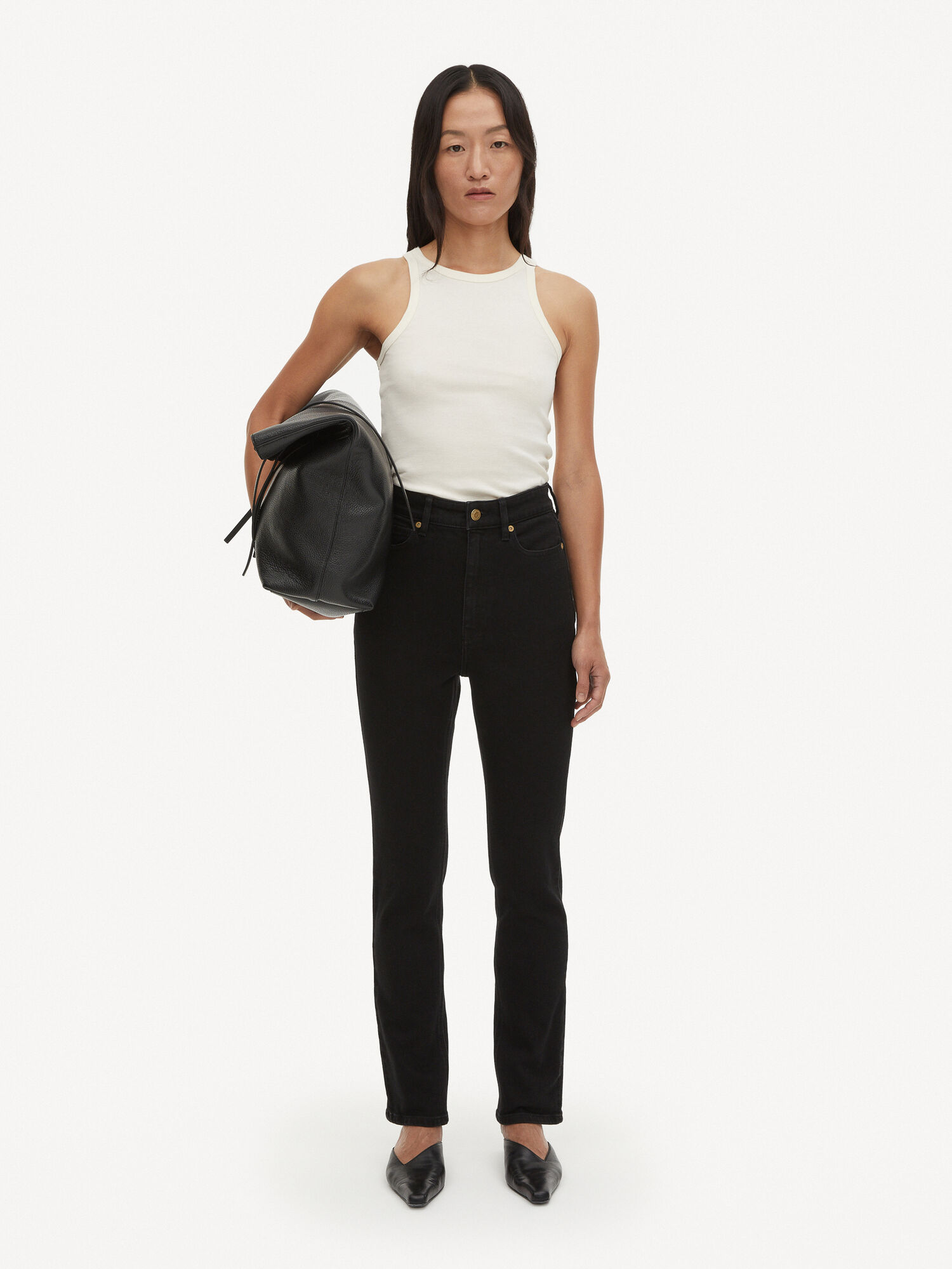 By Malene Birger Stellen Jeans Svarte | NO_BB41472