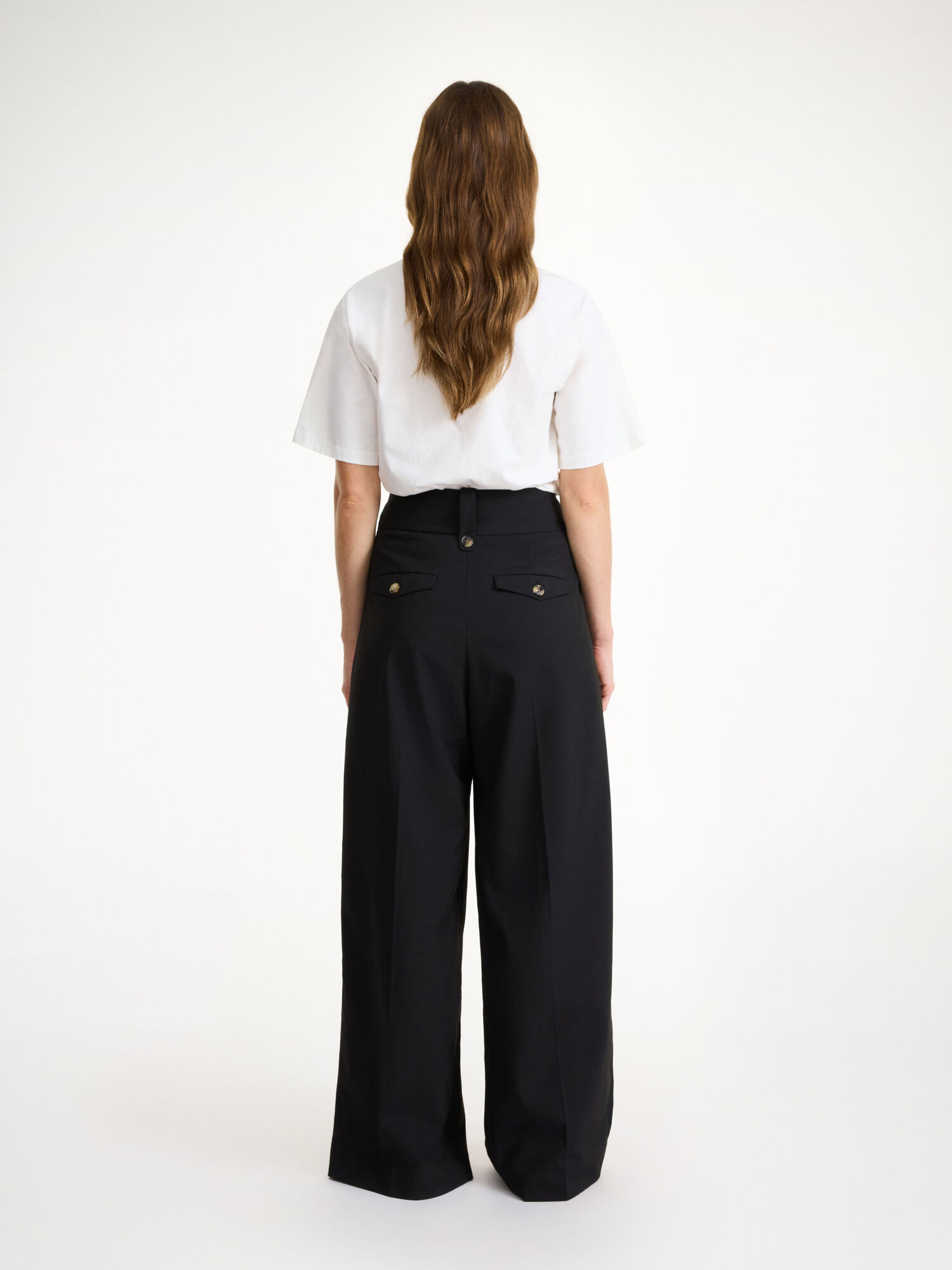 By Malene Birger Taal High-waisted Bukser Svarte | NO_BB89977