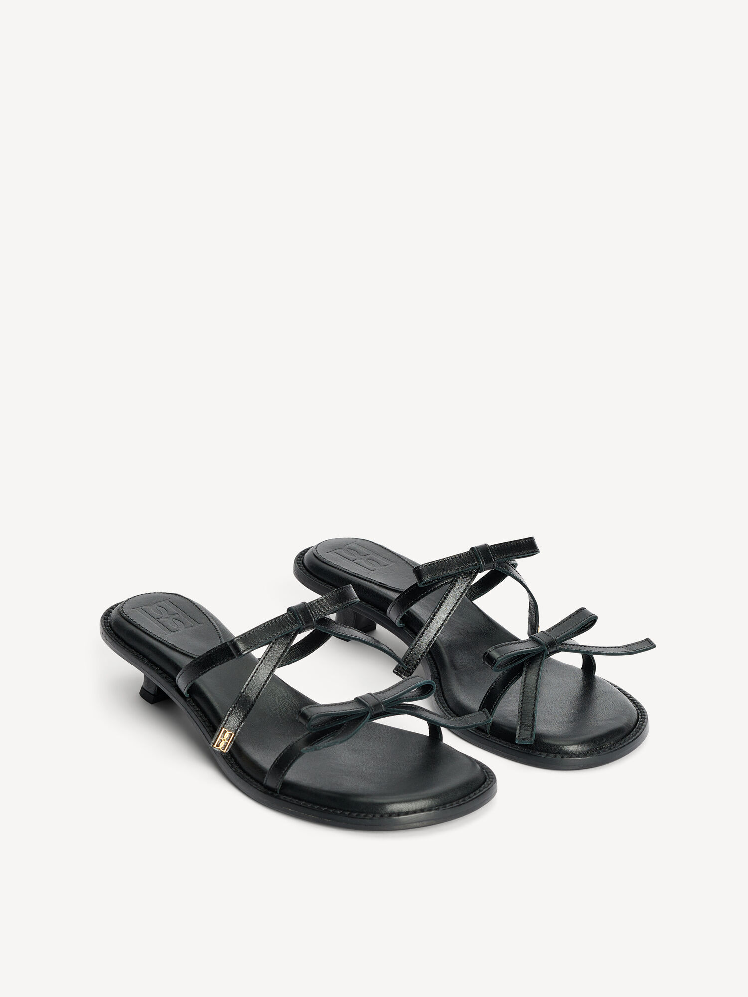 By Malene Birger Tianno Leather Sandals Sko Svarte | NO_BB15711