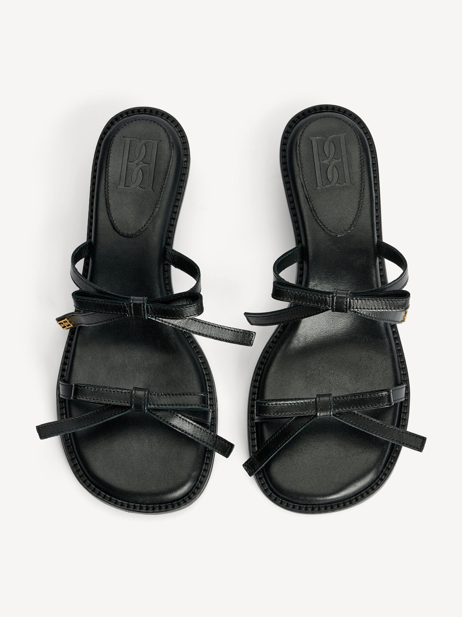 By Malene Birger Tianno Leather Sandals Sko Svarte | NO_BB15711