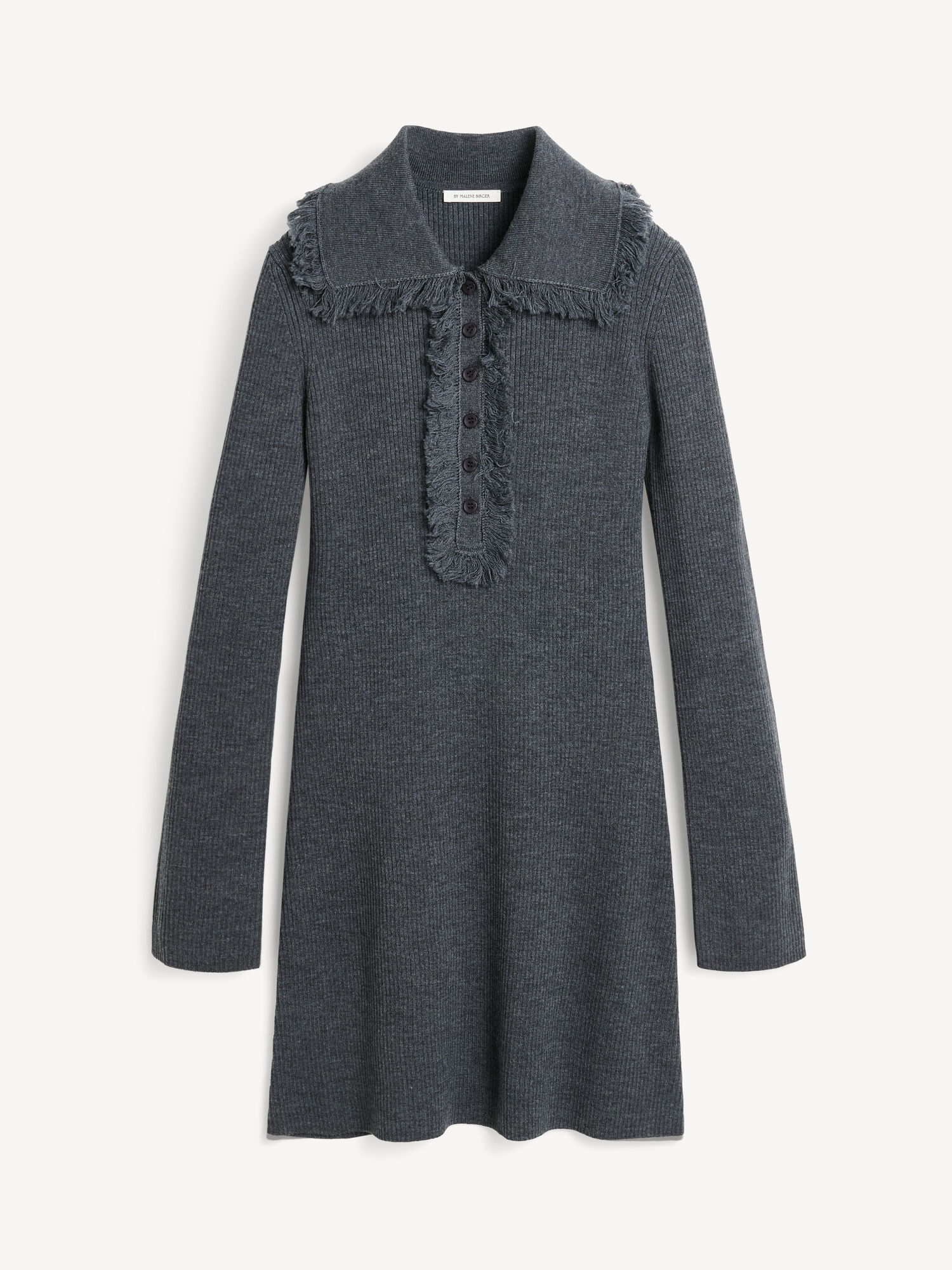 By Malene Birger Tonai Merino Wool Dress Strikkevarer Grå | NO_BB21278