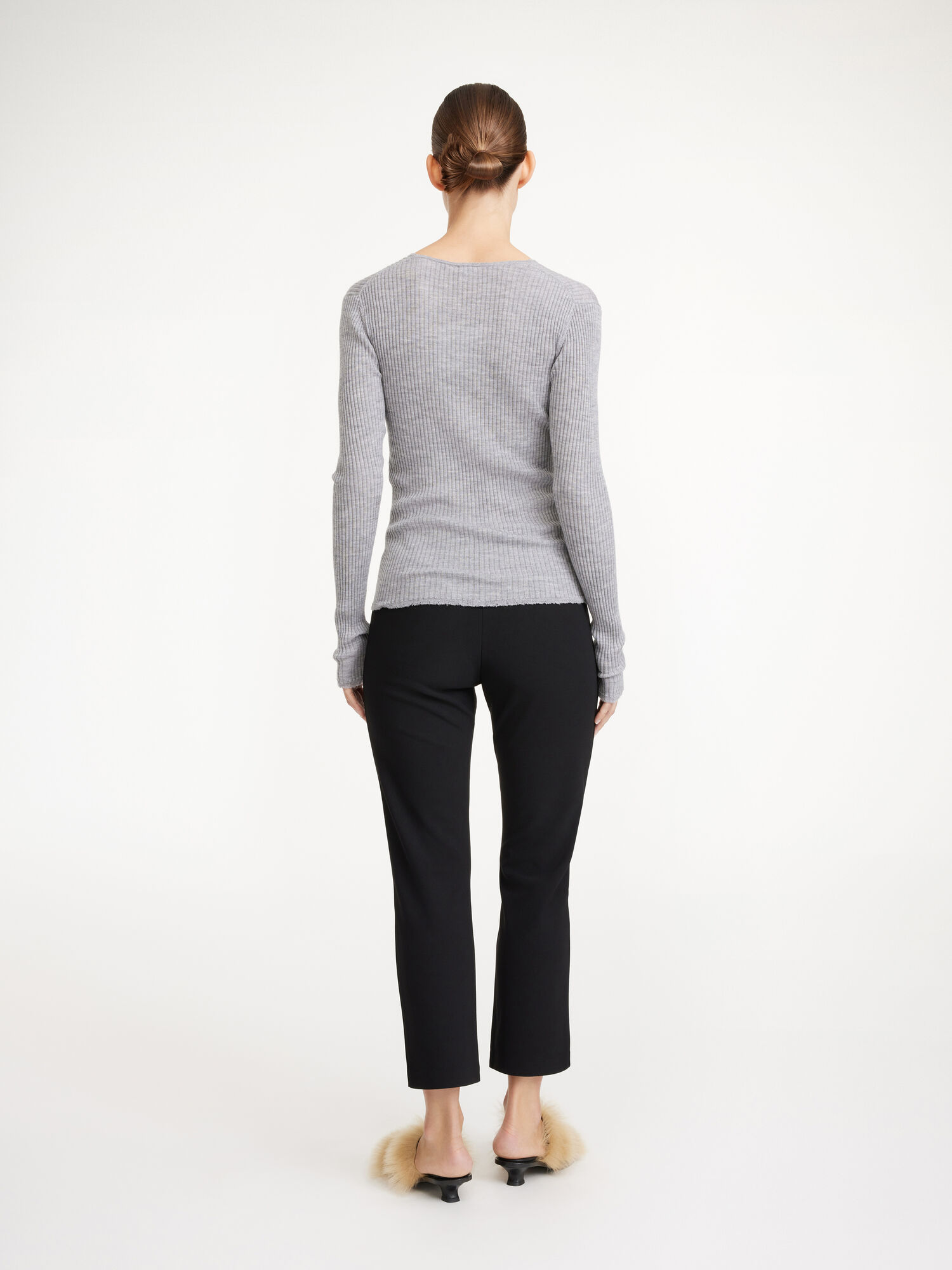 By Malene Birger Vilea Cropped Bukser Svarte | NO_BB20394