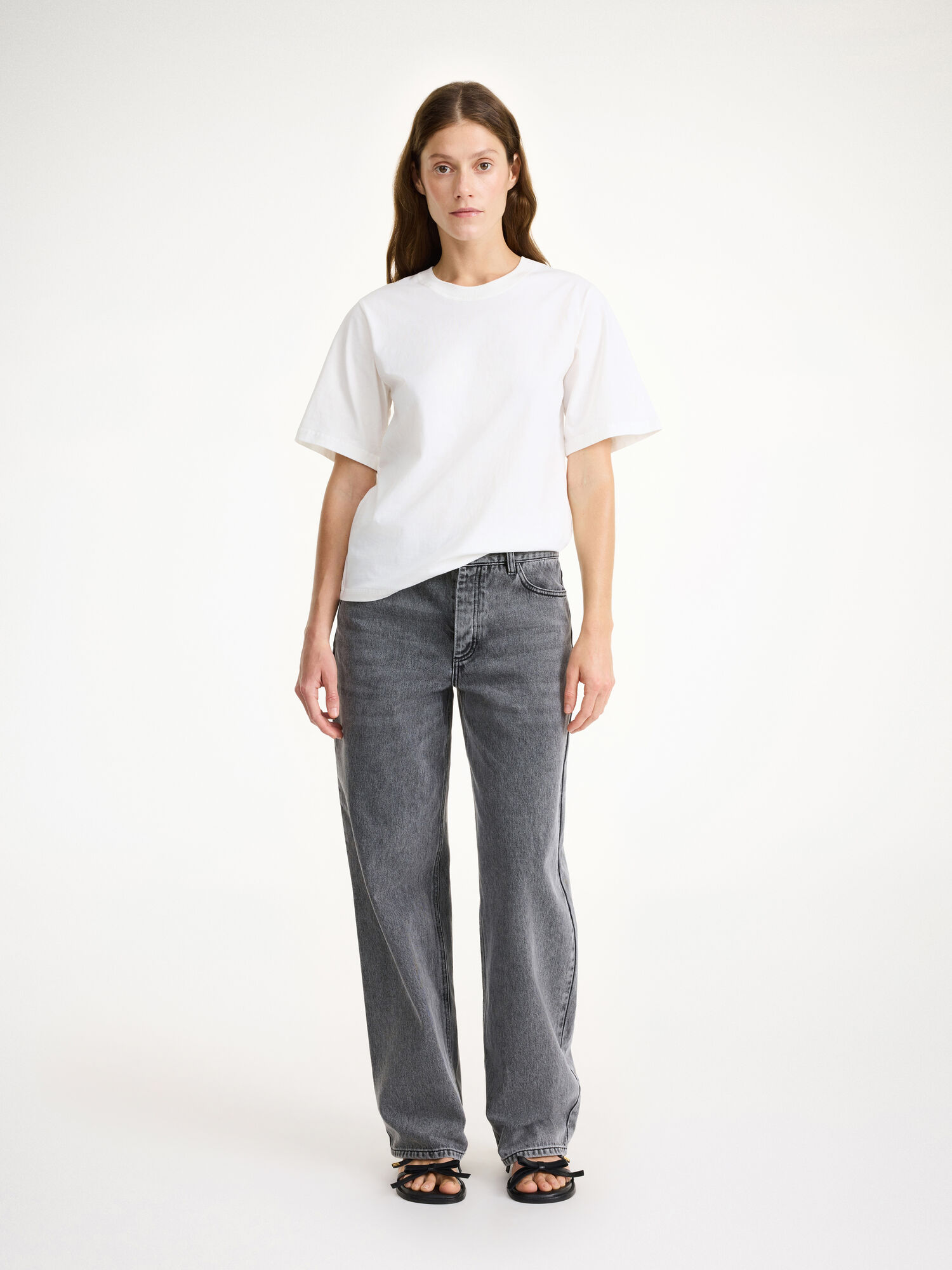 By Malene Birger Vinola Organic Cotton Jeans Svarte | NO_BB92429